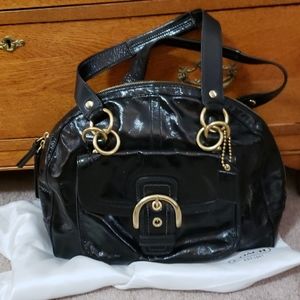 Coach patent leather bag